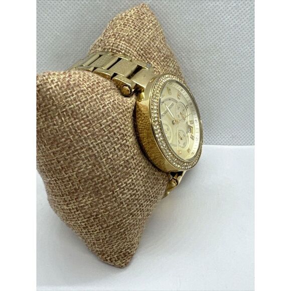 Michael Kors Parker MK5354 Women's Gold Stainless Steel Analog Dial Watch JNA377 - Picture 3 of 11